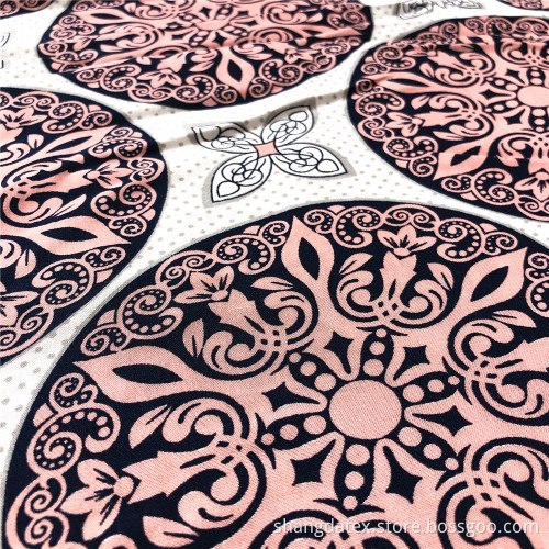New Rayon 45S Reactive Screen Printed For Dress